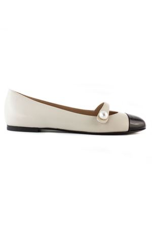 Divy white nappa leather ballerina ROBERTO FESTA | DIVYOFFWHITE